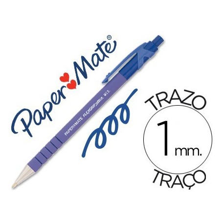 Bolígraf PAPERMATE Flexgrip Ultra retràctil blau