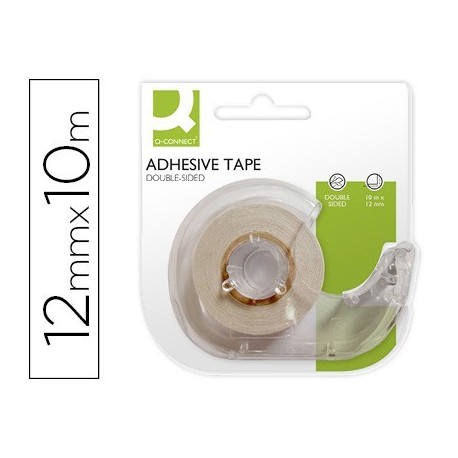 Cinta adhesiva doble cara 12mm. en rotlles