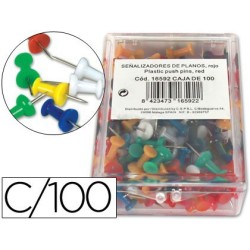 Push pins assortits - 100u.