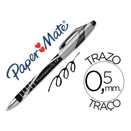 Bolígraf PAPERMATE Flexgrip Elite Negre