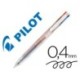 Boligrafo 4 colores Pilot supergrip G4 transparente