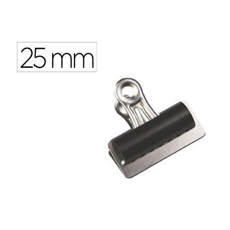 Pinza metalica pala fija 25mm 10u.