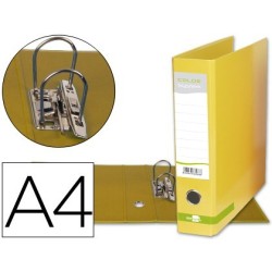 Archivador palanca System A4 80mm amarillo