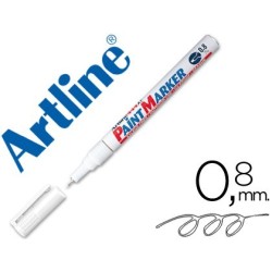 Retolador Artline marcador permanent EK-444 xf blanc 0.8mm.