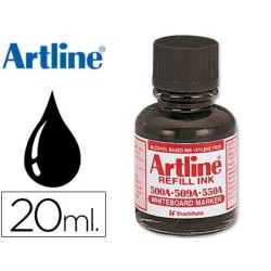 Tinta Artline Retolador pissarra blanca negre