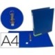 Carpeta 2 anelles 25mm A4 System blau