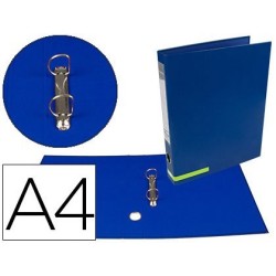 Carpeta 2 anelles 25mm A4 System blau