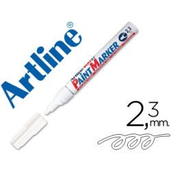 Retolador Artline marcador permanent EK-400 xf blanc 2.3mm.