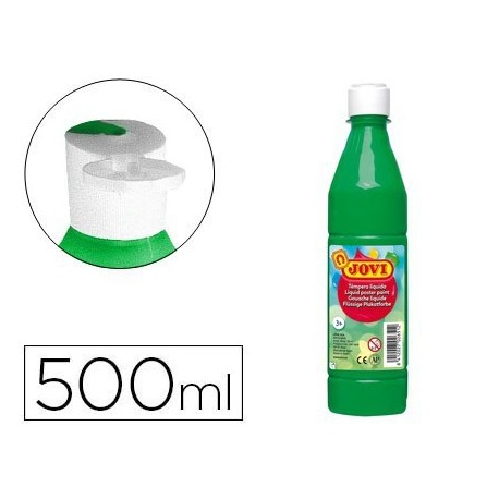 Témpera Jovi Basic nº506 500ml. verde claro