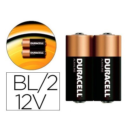 Pila Duracell alcalina security per comandament 12v blíster 2u.