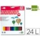 Estoig llapis color Liderpapel slim 24u.