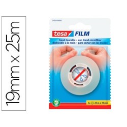 Cinta adhesiva Tesafilm sense tisores 25 mx19mm