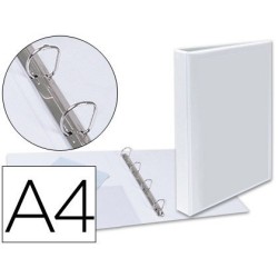 Carpeta personalitzable 4 anelles Esselte Plus A4 25mm. blanc