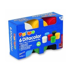 Pintura de dits Primo 50g 6u. colors assortits