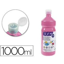 Témpera Liderpapel Basic 1000ml. rosa