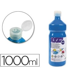 Témpera Liderpapel Basic 1000ml. azul