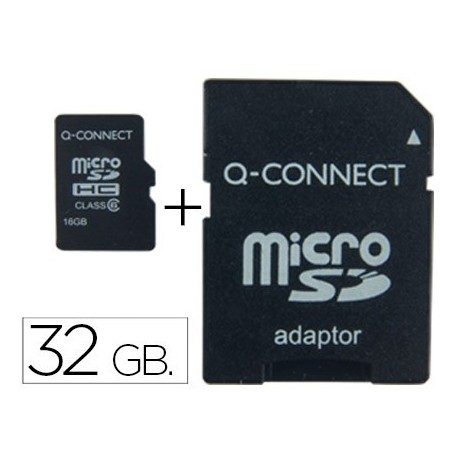 Memòria sd micro flash 32 Gb classe 6 amb adaptador