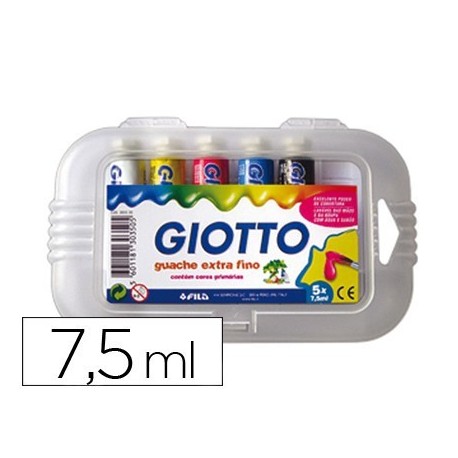 Tempera Giotto 7,5ml 5 colors