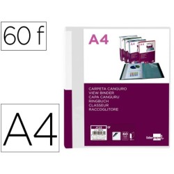 Carpeta 60 fundes A4 transparentepersonalizable