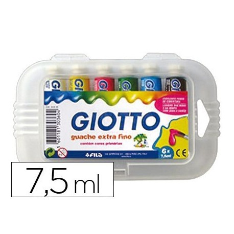 Tempera Giotto 7,5ml 6 colors