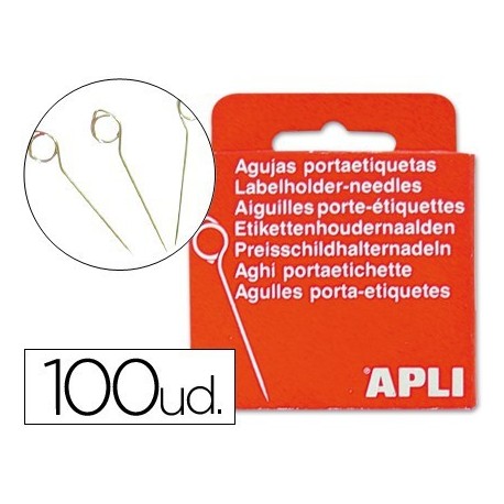 Agulles porta-etiquetes 100u.