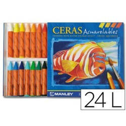 Cera Masat aquarel·la ble 24u.