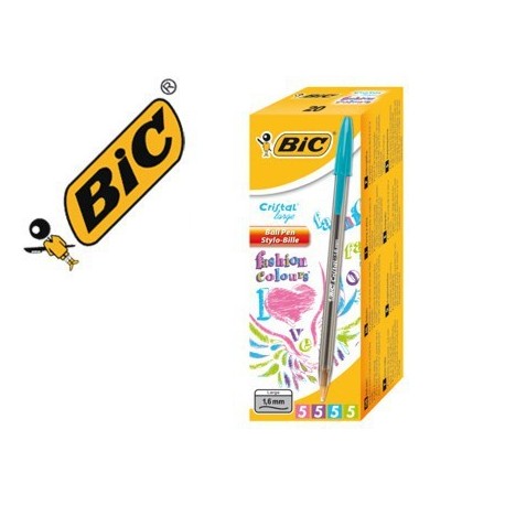 Bolígrafo Bic Cristal Fashion 20u. Surtido