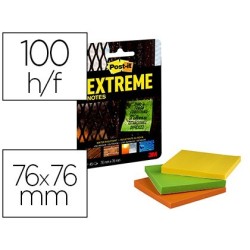 Post-it extreme 76x76mm 3 blocs