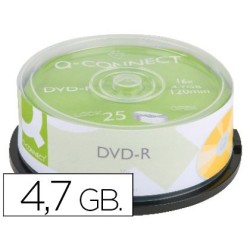 DVD-r per imprimir 4,7GB 120min 16x 25u.