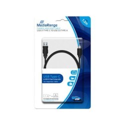 Cable USB tipo A-C 1.2m.negro