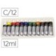 Pintura acrílica Daler rowney simply 12 colors 12ml