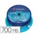 CD-RW verbatim 700MB 25u.