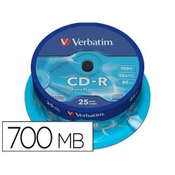 CD-RW verbatim 700MB 25u.