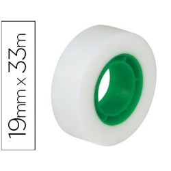 Cinta adhesiva 33mtx19mm invisible 8u.