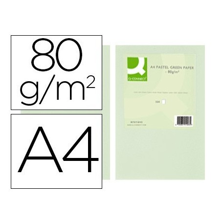 Papel A4 80gr verde 500 hojas