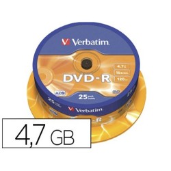 Dvd-r verbatim 4.7GB 25u.