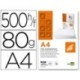 Paper A4 80g 500u. blanc microperforat en tres parts iguals