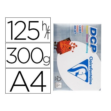 Paper Clariefontaine A4 300gr. 125 fulles