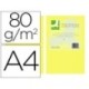 Papel A4 80gr amarillo intenso 500 hojas