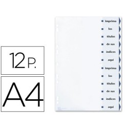 Índice imprimible Avery IndexMarker A4 12 pos. cartón