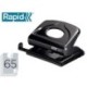 Taladro Rapid fmc20 metalico color negro capacidad 20 hojas