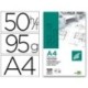 Bloc paper vegetal liderpapel A4 50f