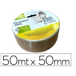 Cinta adhesiva monofilaments transparent 50m.x50mm