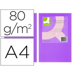 Papel A4 80gr lila intenso 500 hojas