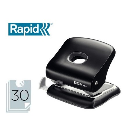 Trepant Rapid fc30 plàstic color negre capacitat 30 fulls