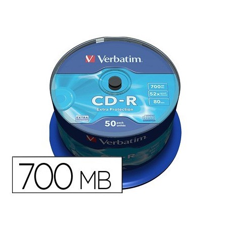 CD-RW verbatim 700MB 50u.