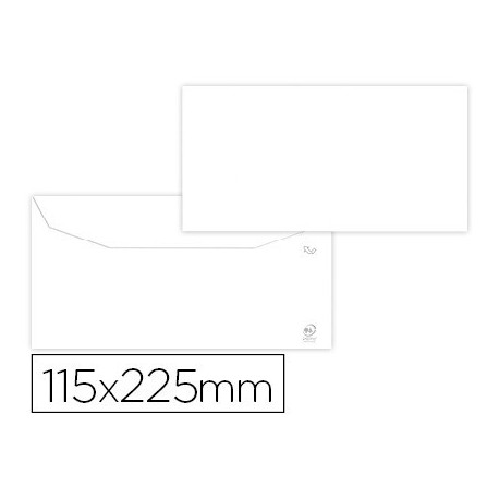 Sobre nº5 blanco americano 115x225mm 80gr 500u.