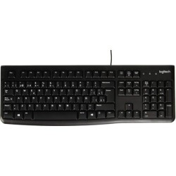 Teclat Logitech K120 USB 2.0 amb cable negre