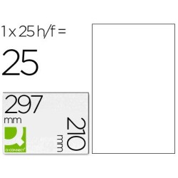 Etiqueta mat translúcid A4 25 fulls