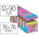 Post-it super sticky 76x76mm 21 +3 blocs